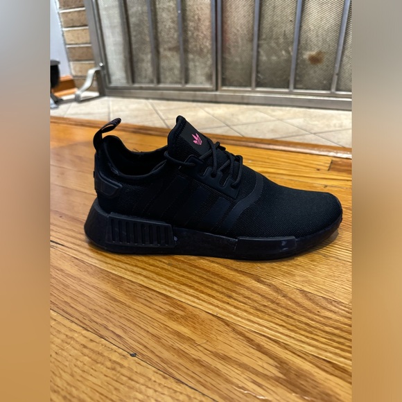 Pre-Owned Adidas NMD R1 PrimeBlue Black/Solar Pink - Picture 3 of 11